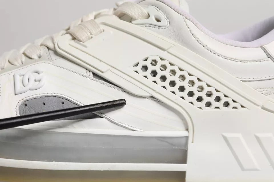 Dolce & Gabbana White DG Logo CUSTOM 2.Zero Sneakers Shoes by Dolce & Gabbana