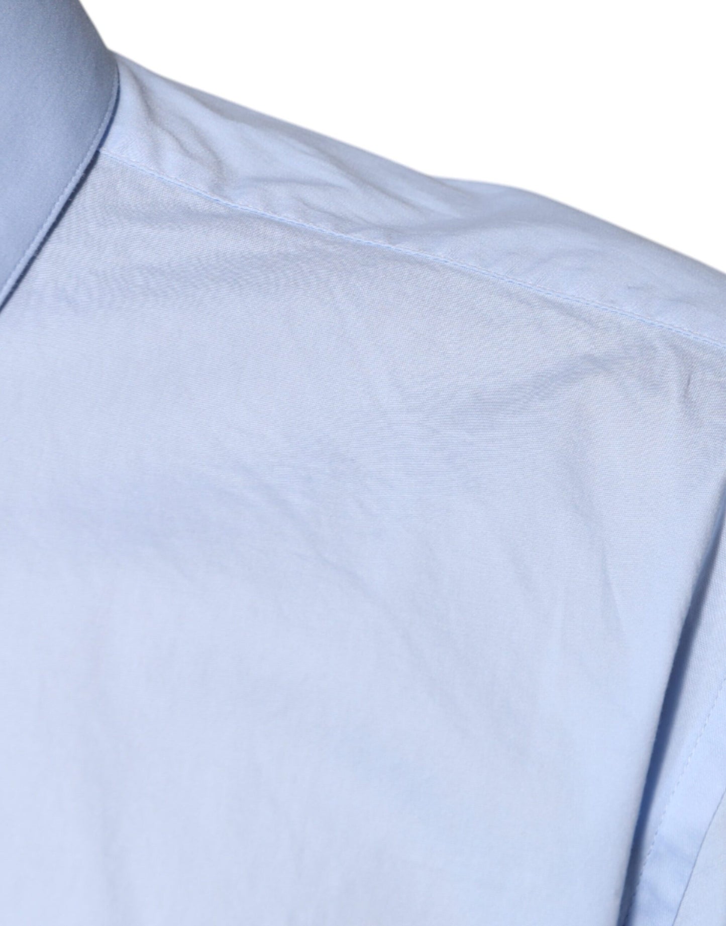 Dolce & Gabbana Light Blue Cotton Slim Fit MARTINI Dress Shirt by Dolce & Gabbana