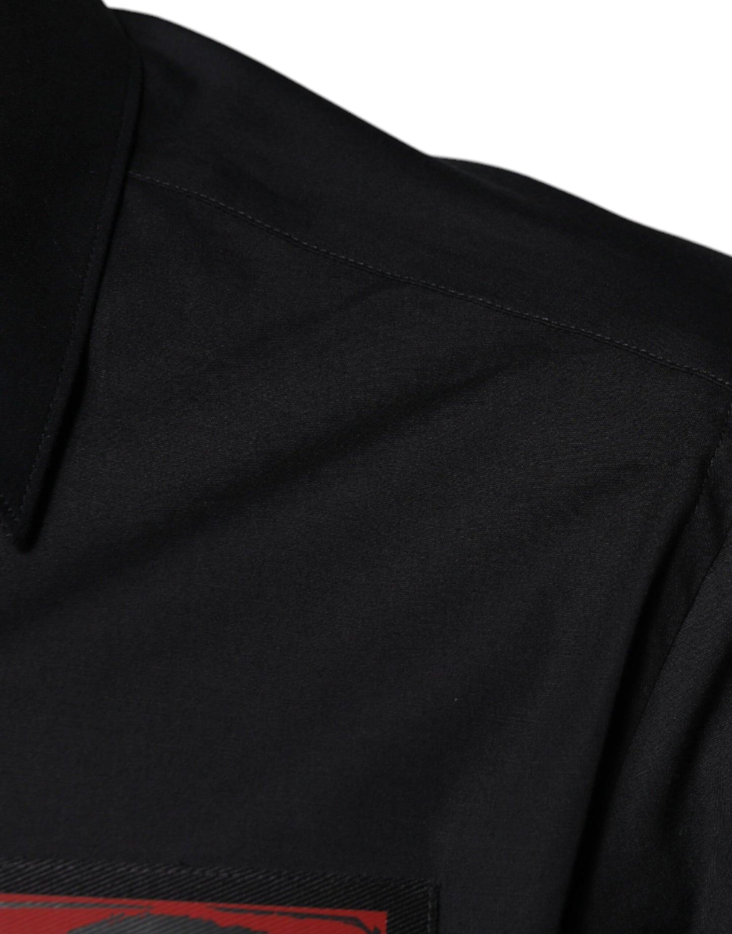Dolce & Gabbana Black Eye Patch Long Sleeve GOLD Dress Shirt by Dolce & Gabbana