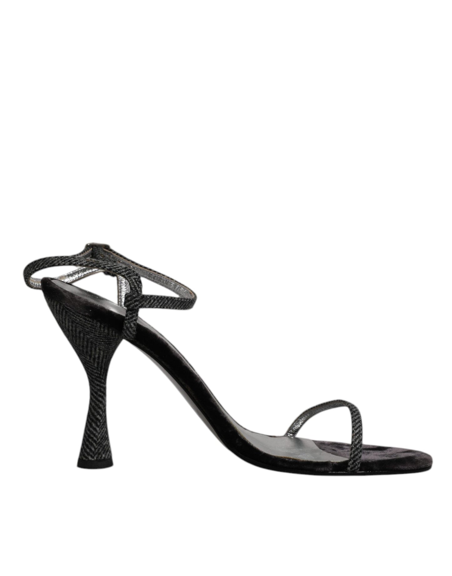 Dolce & Gabbana Black Ankle Strap High Heels Sandals Shoes by Dolce & Gabbana