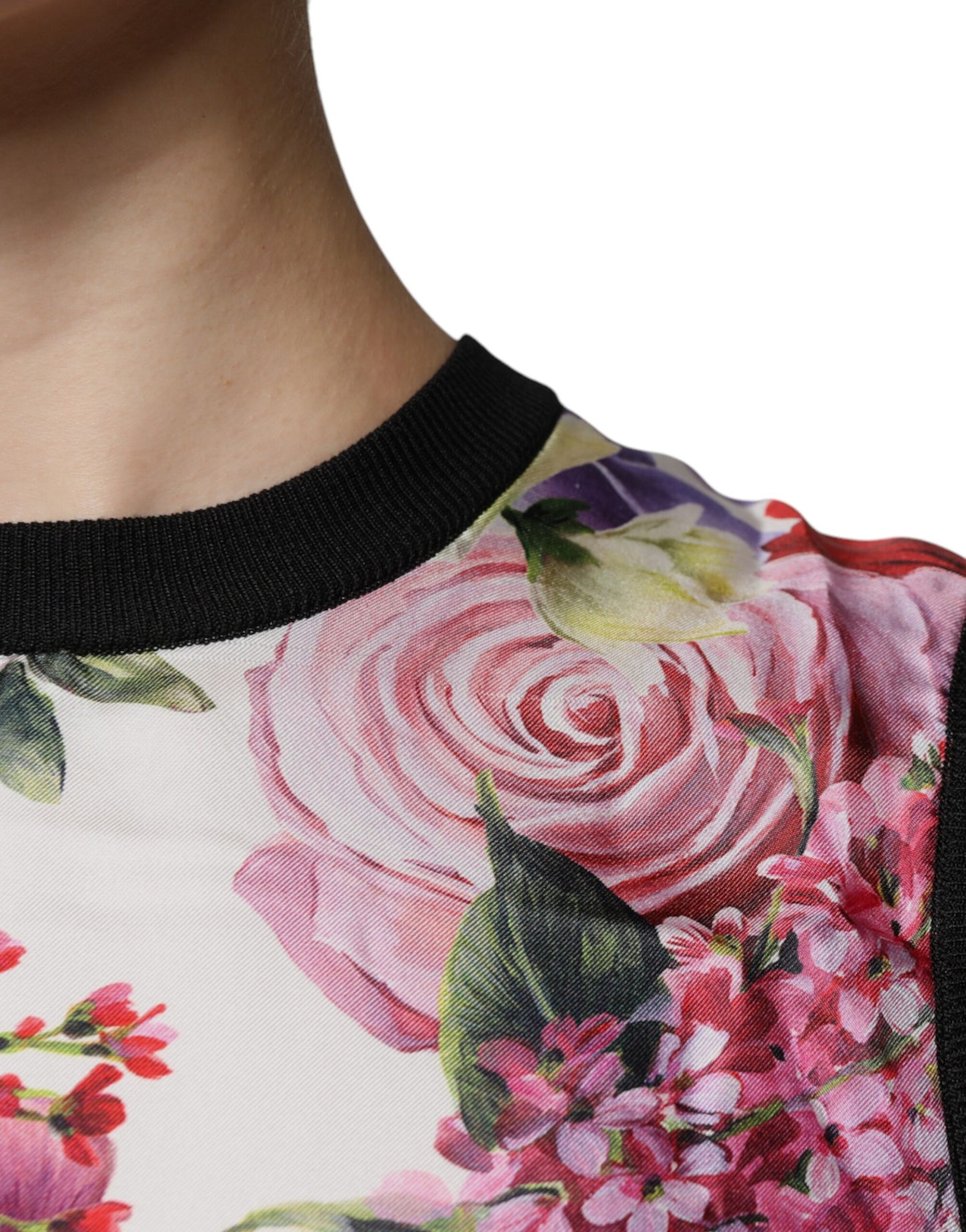 Dolce & Gabbana Multicolor Floral Silk Sleeveless Tank Blouse Top by Dolce & Gabbana
