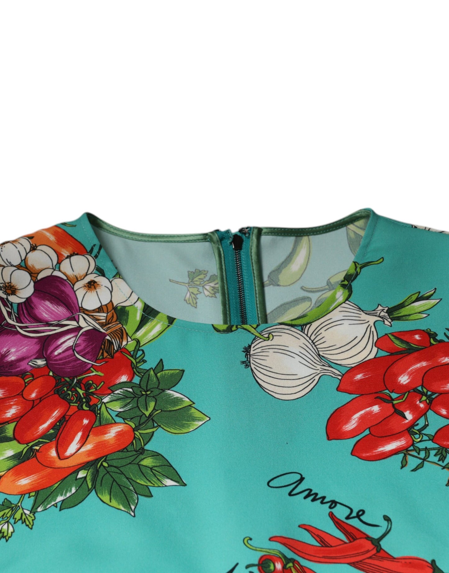 Dolce & Gabbana Multicolor Vegetables Sleeveless Tank Top by Dolce & Gabbana