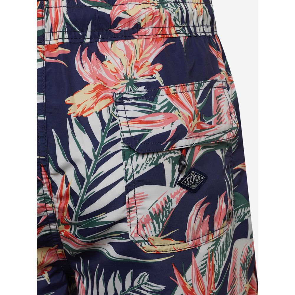 Maillot de bain Superdry en polyester bleu