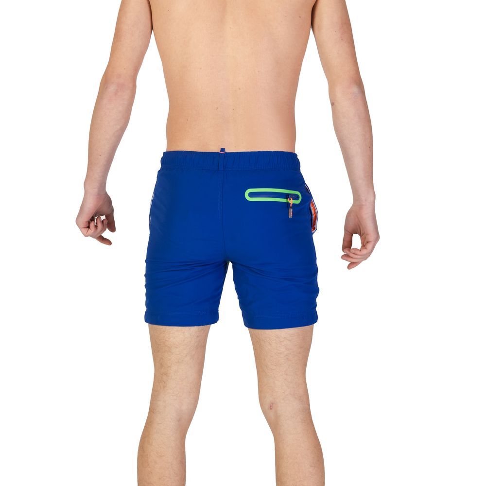 Maillot de bain Superdry en polyester bleu