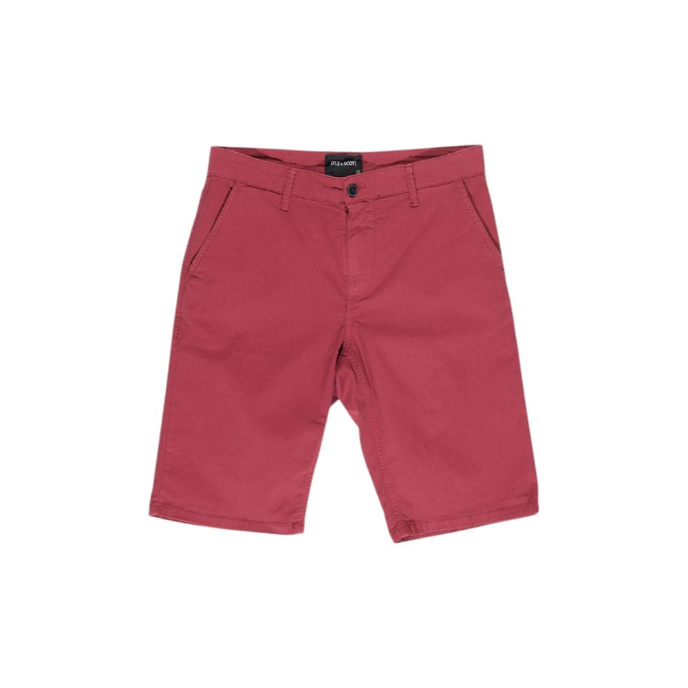 Short en coton bordeaux Lyle & Scott