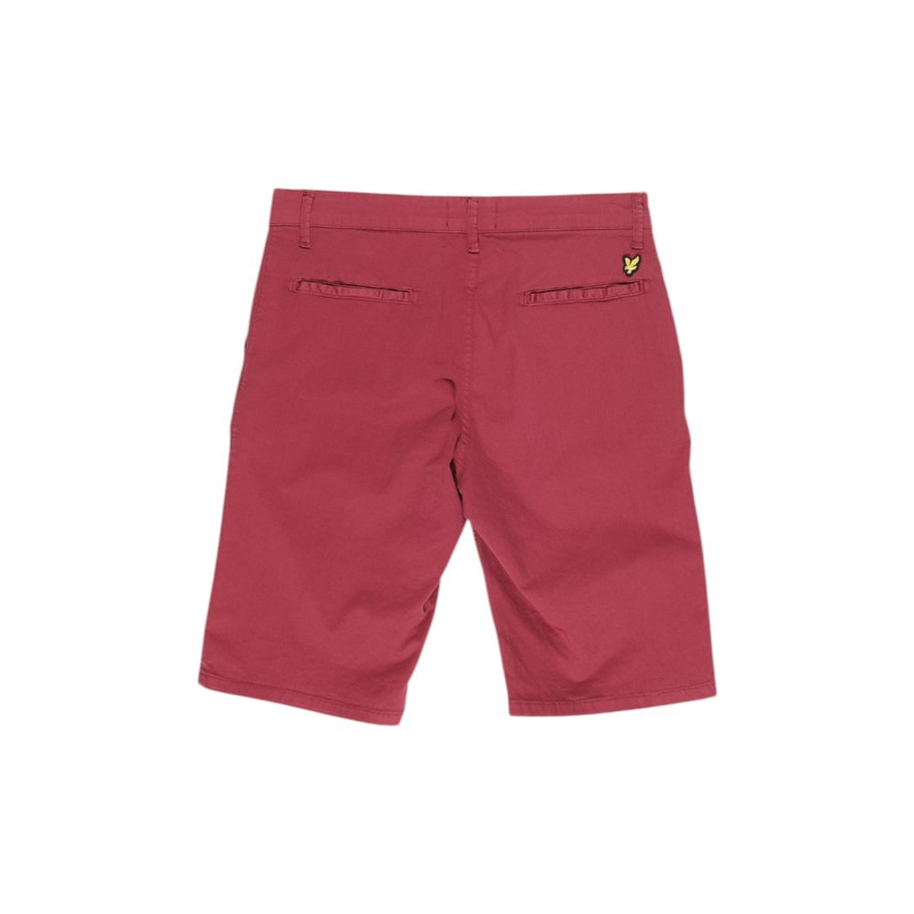 Short en coton bordeaux Lyle & Scott