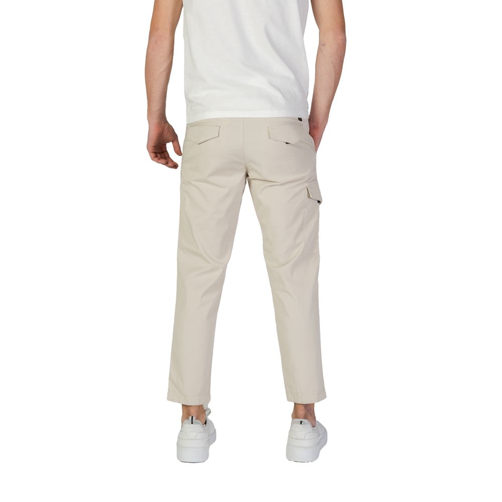 Refrigiwear Beige Cotton Pant by Refrigiwear