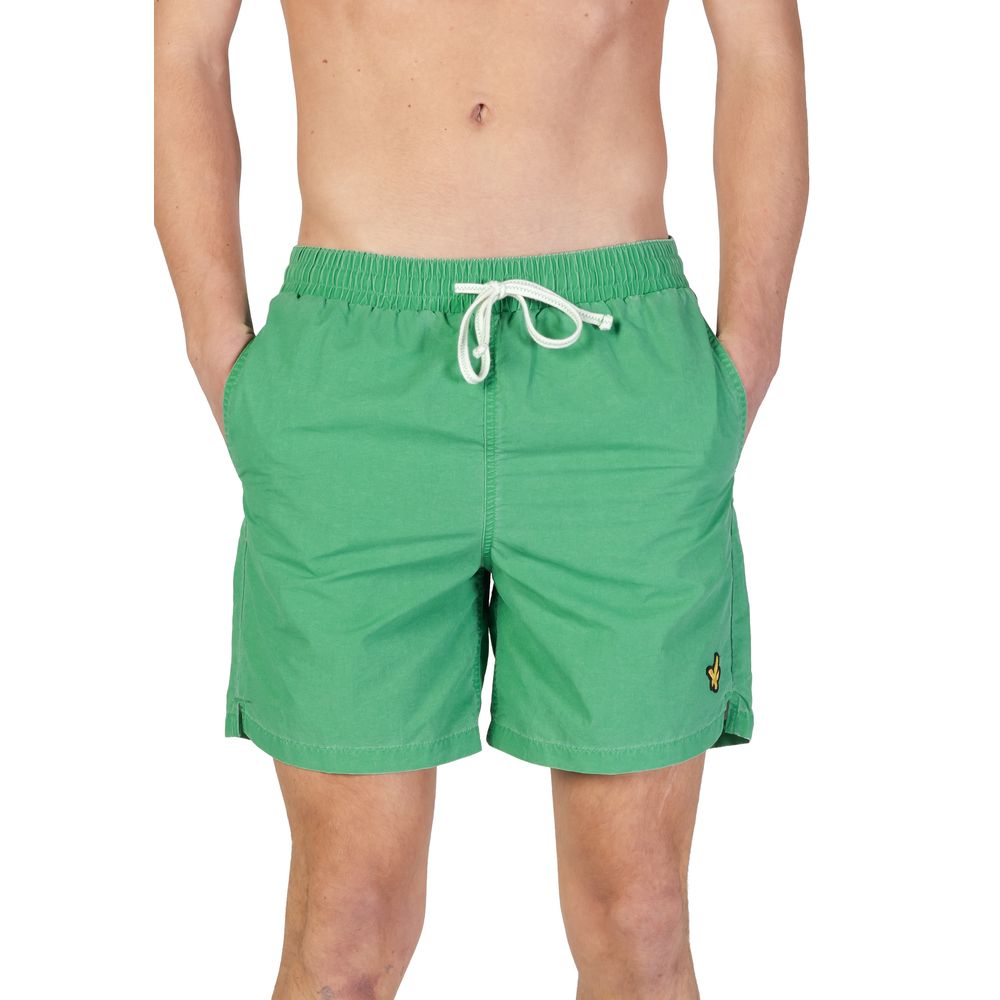 Maillots de bain en nylon vert Lyle & Scott