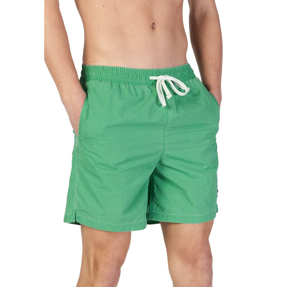 Maillots de bain en nylon vert Lyle & Scott