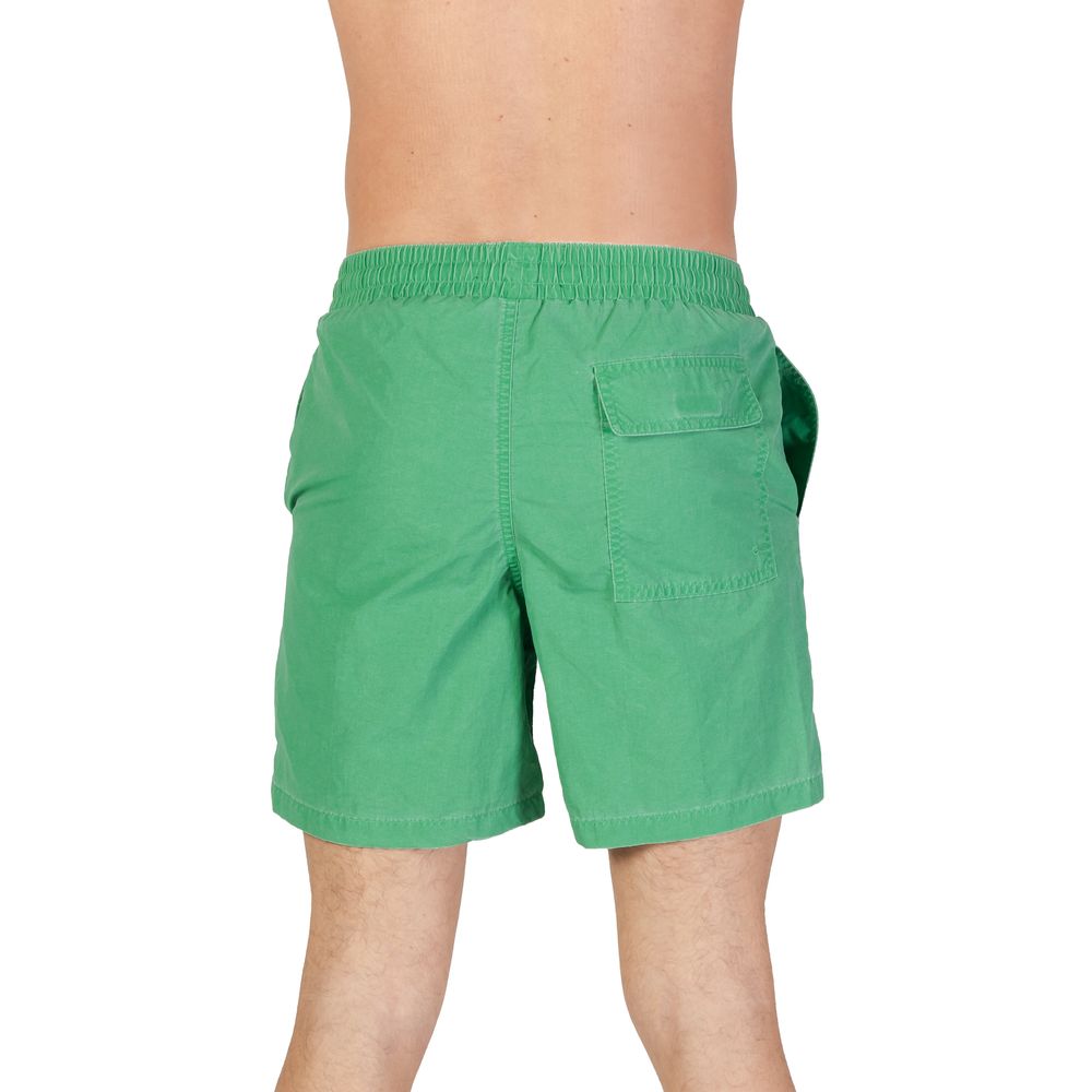 Maillots de bain en nylon vert Lyle & Scott