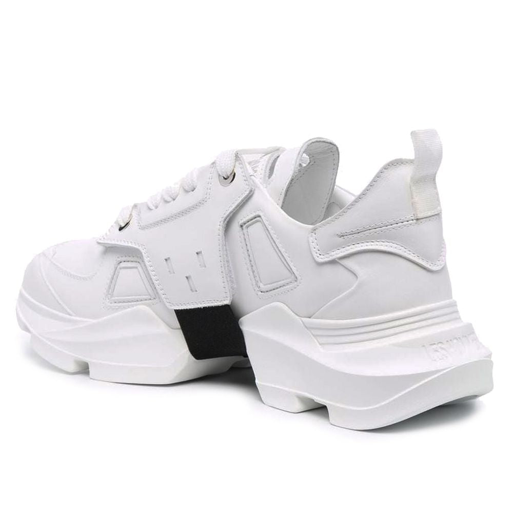 Les Hommes White Calfskin Men Sneaker by Les Hommes