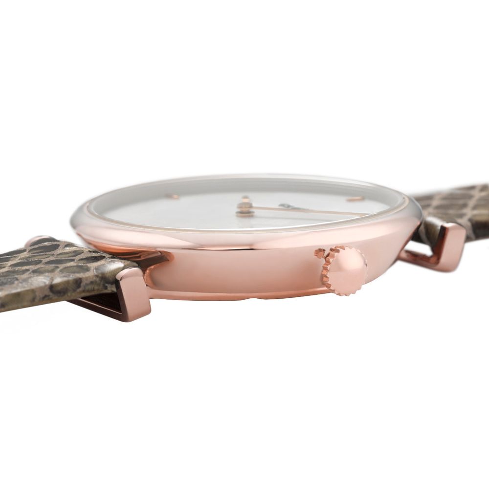 Montre Cluse en cuir beige