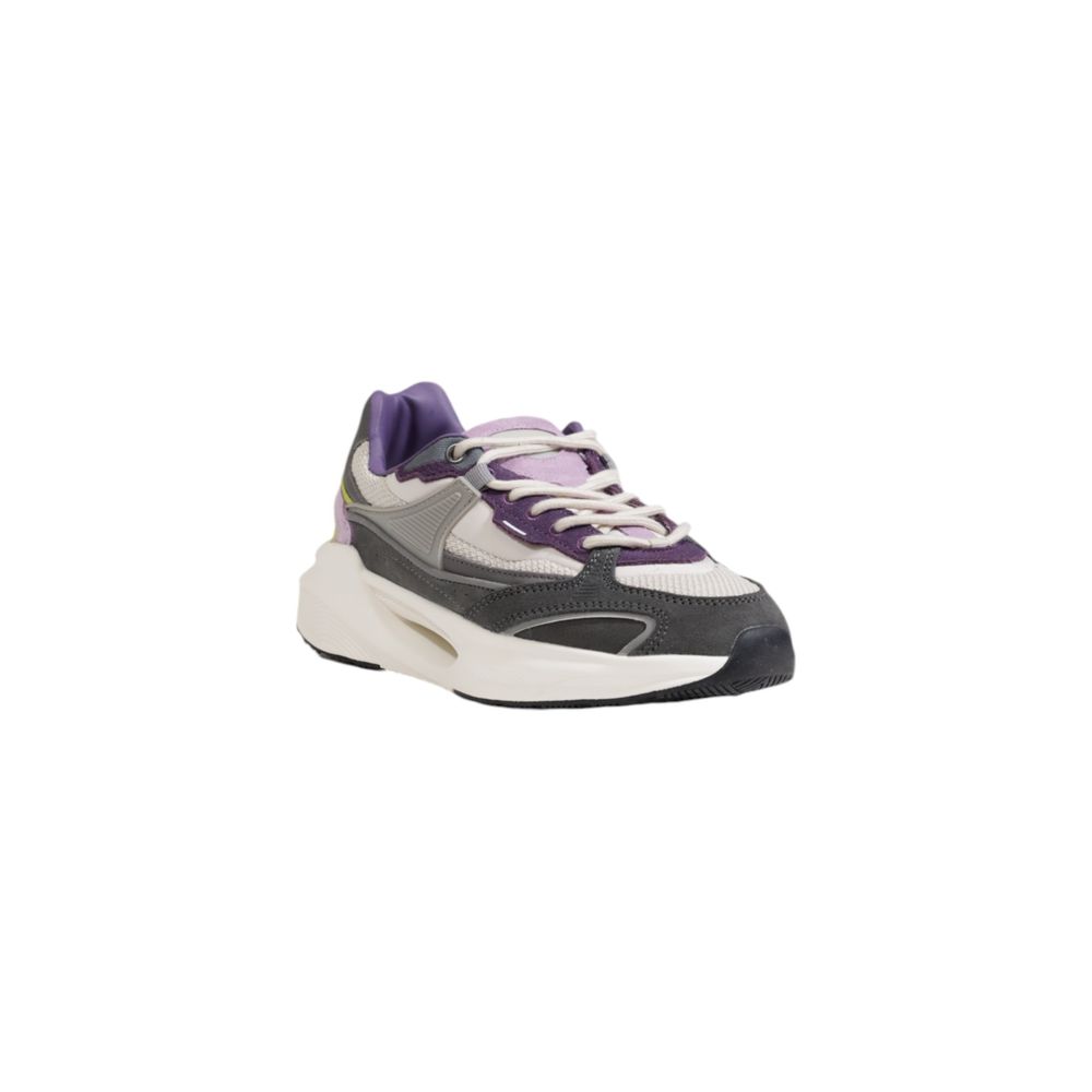 D.A.T.E Gray Fabric Sneaker by D.A.T.E