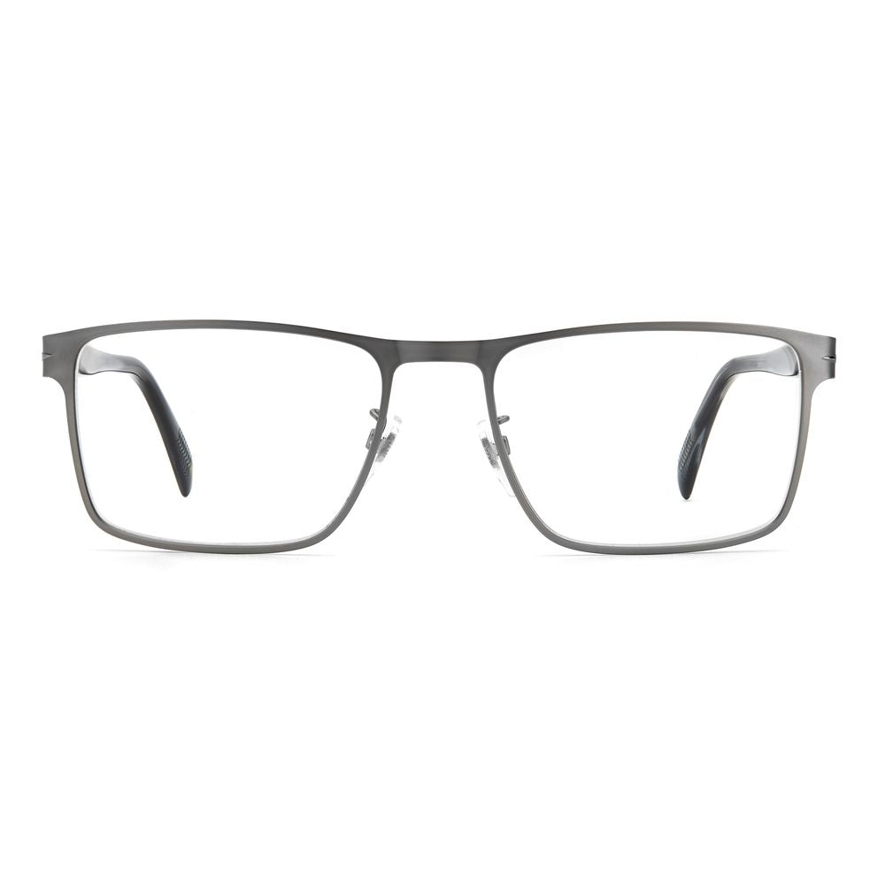 Montures en métal gris David Beckham