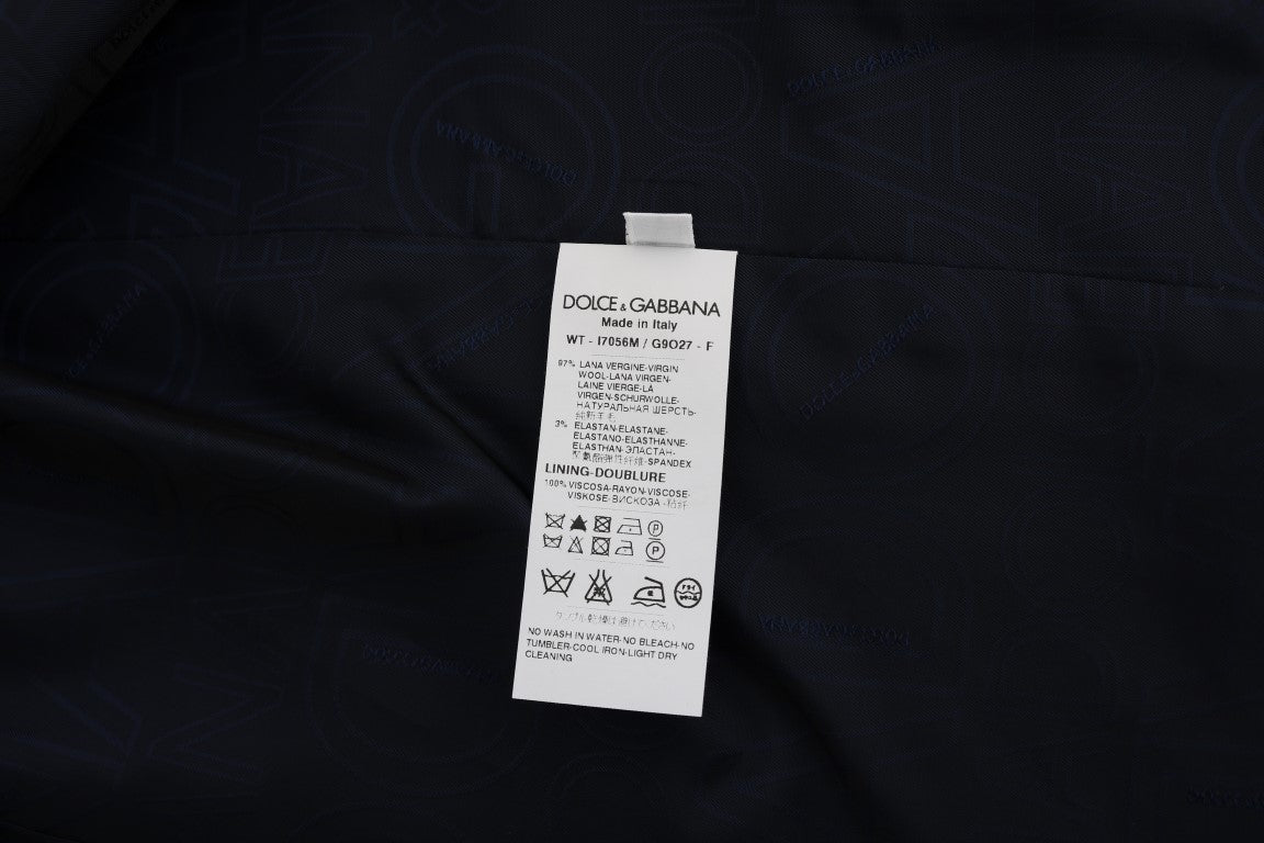 Dolce & Gabbana élégant gilet en laine mélangée à rayures
