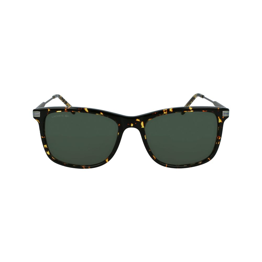 Lunettes de soleil Lacoste en métal marron