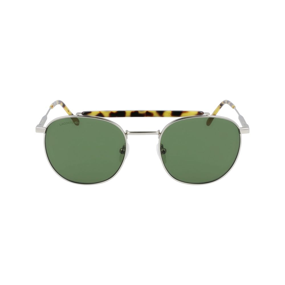 Lunettes de soleil Lacoste en métal argenté