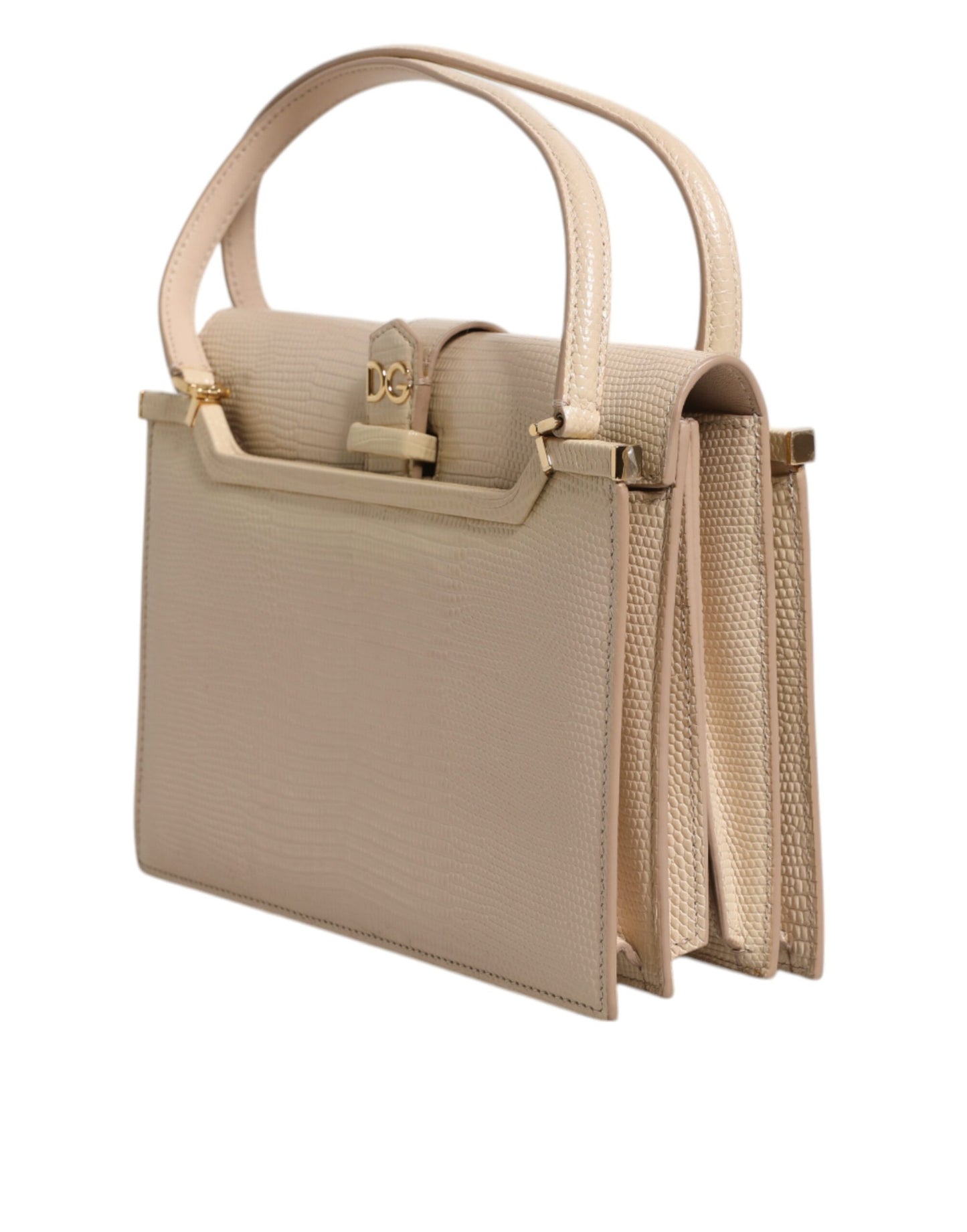 Sac à bandoulière Ingrid en cuir beige Dolce & Gabbana