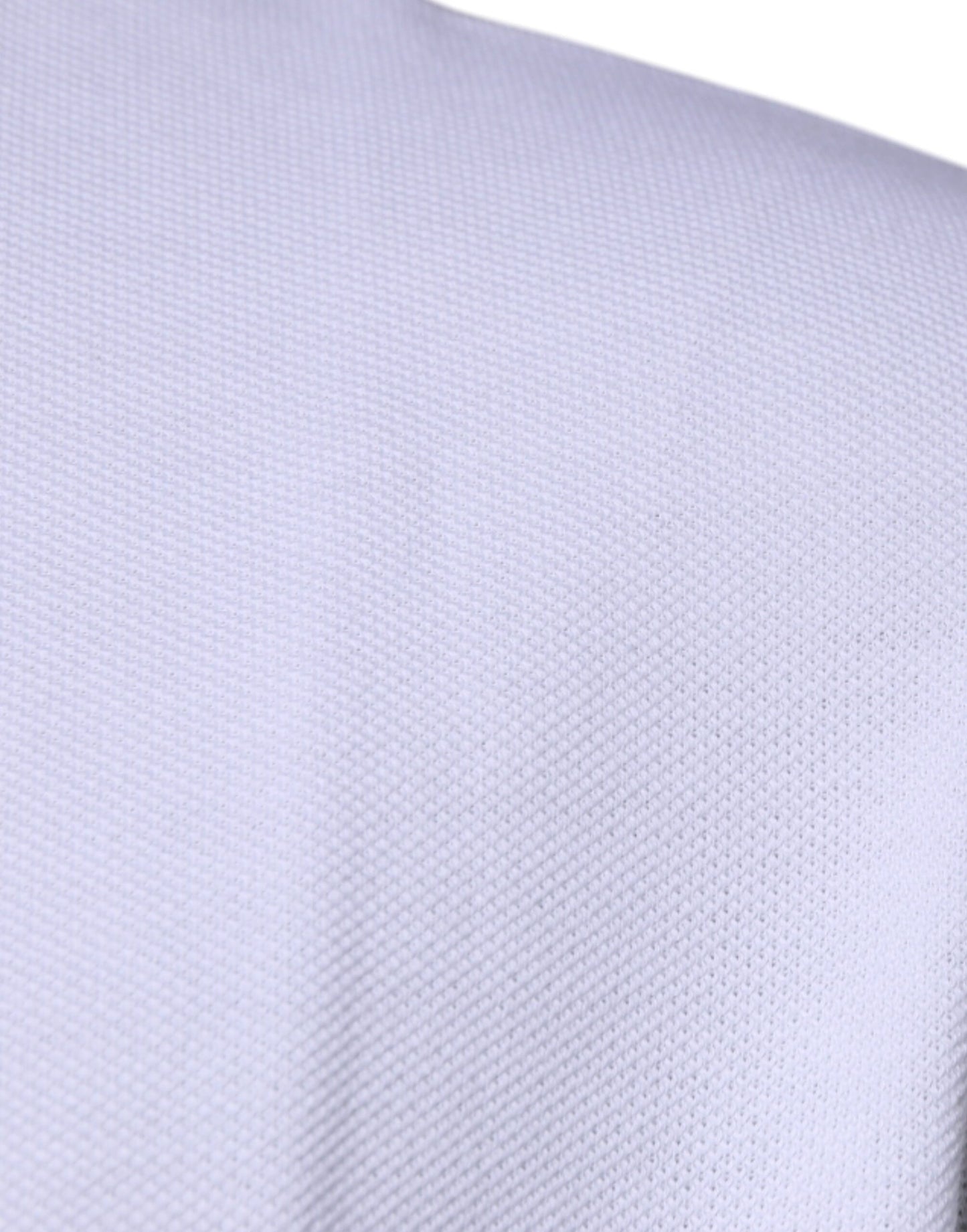 Polo Versace blanc à manches courtes et col en viscose pour homme