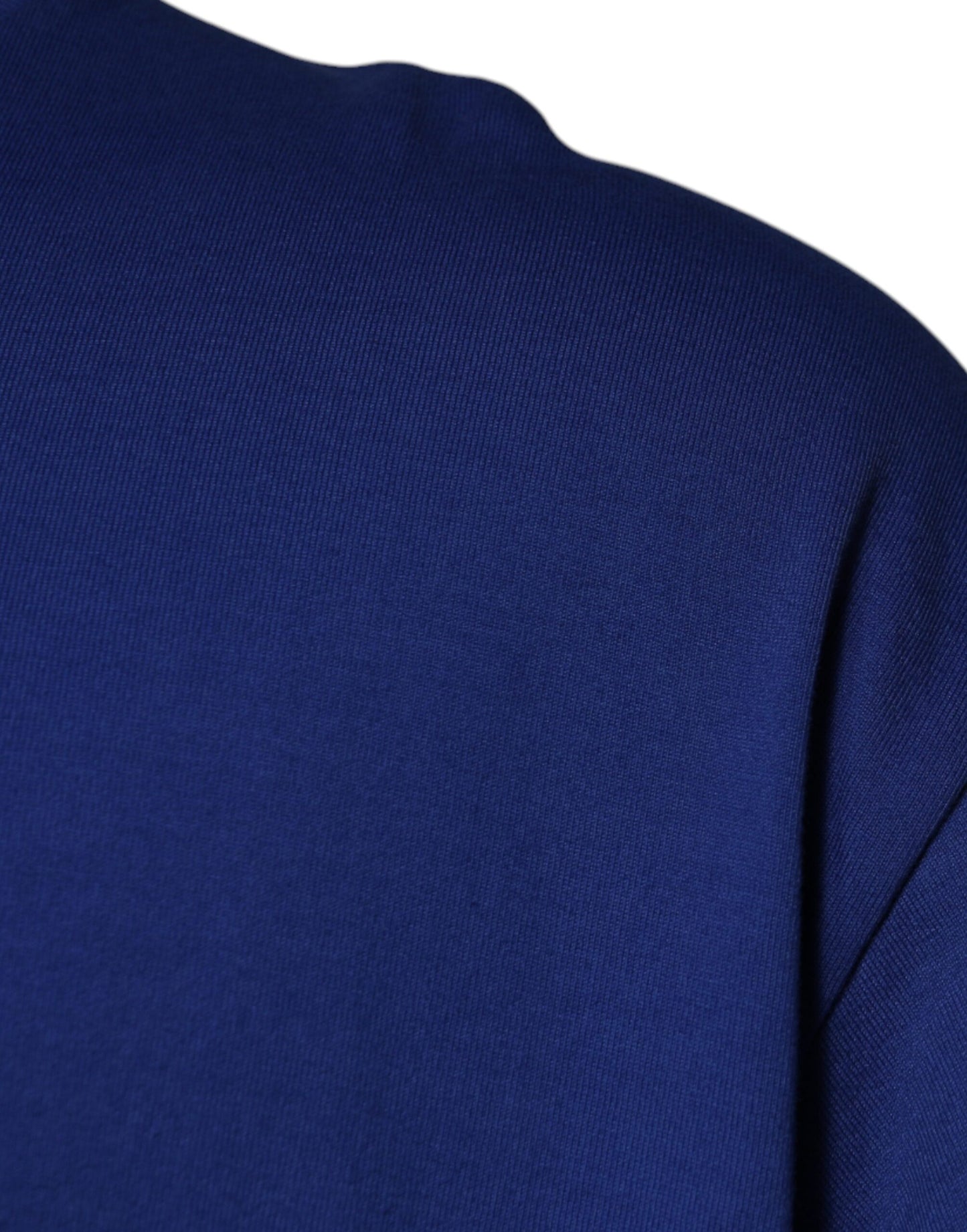 Dolce & Gabbana Blue Logo Print Cotton Men Crew Neck T-shirt by Dolce & Gabbana