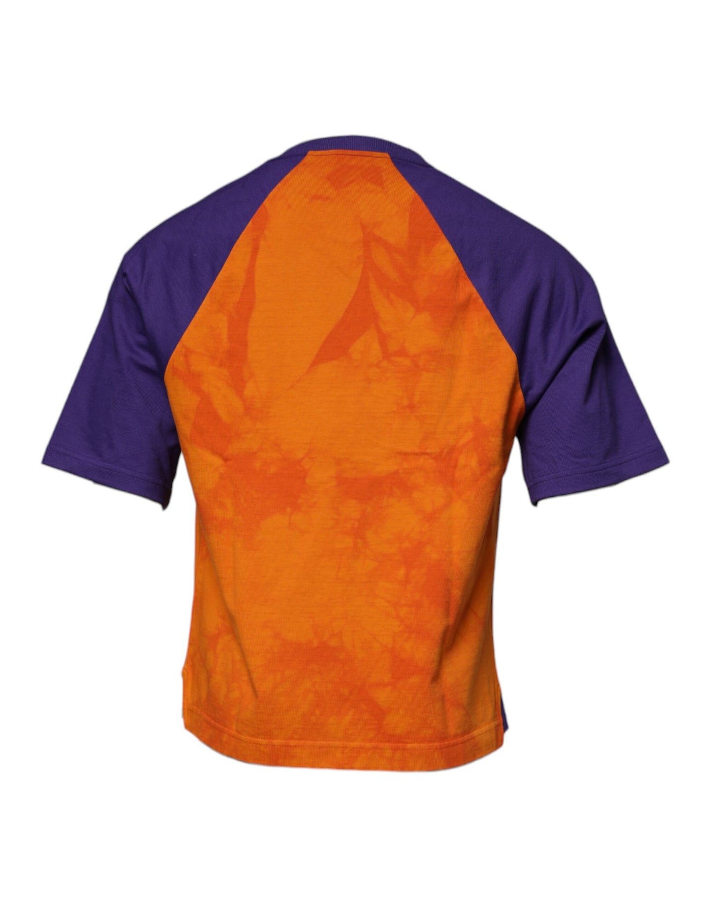 Dolce & Gabbana Orange Purple Graphic Print Short Sleeves T-shirt by Dolce & Gabbana