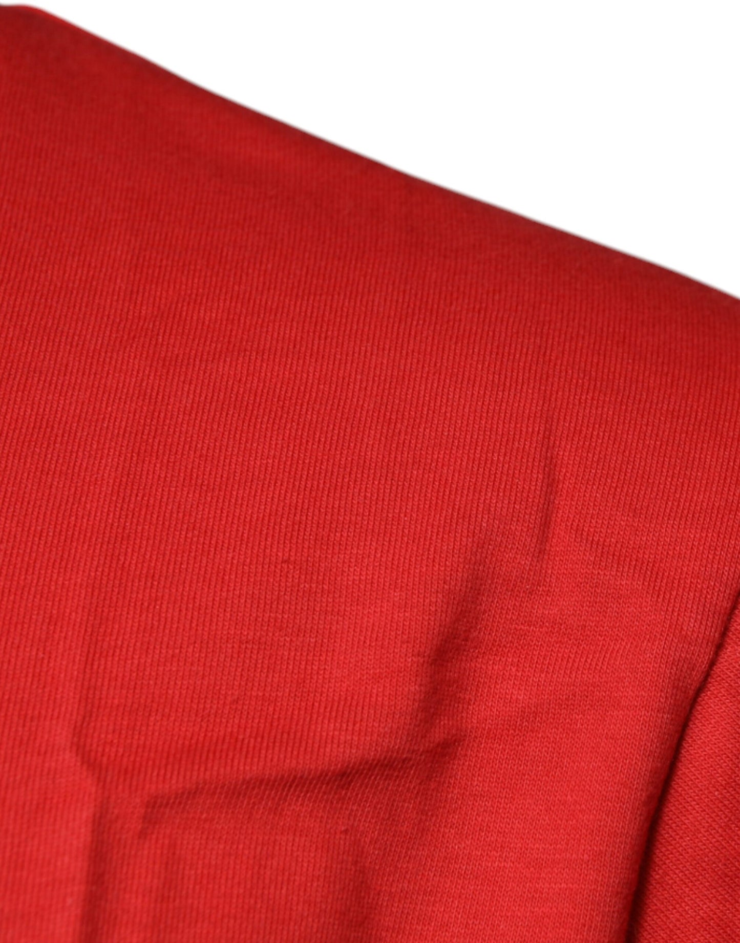 Dolce & Gabbana Red DG Logo Cotton Crew Neck T-shirt by Dolce & Gabbana