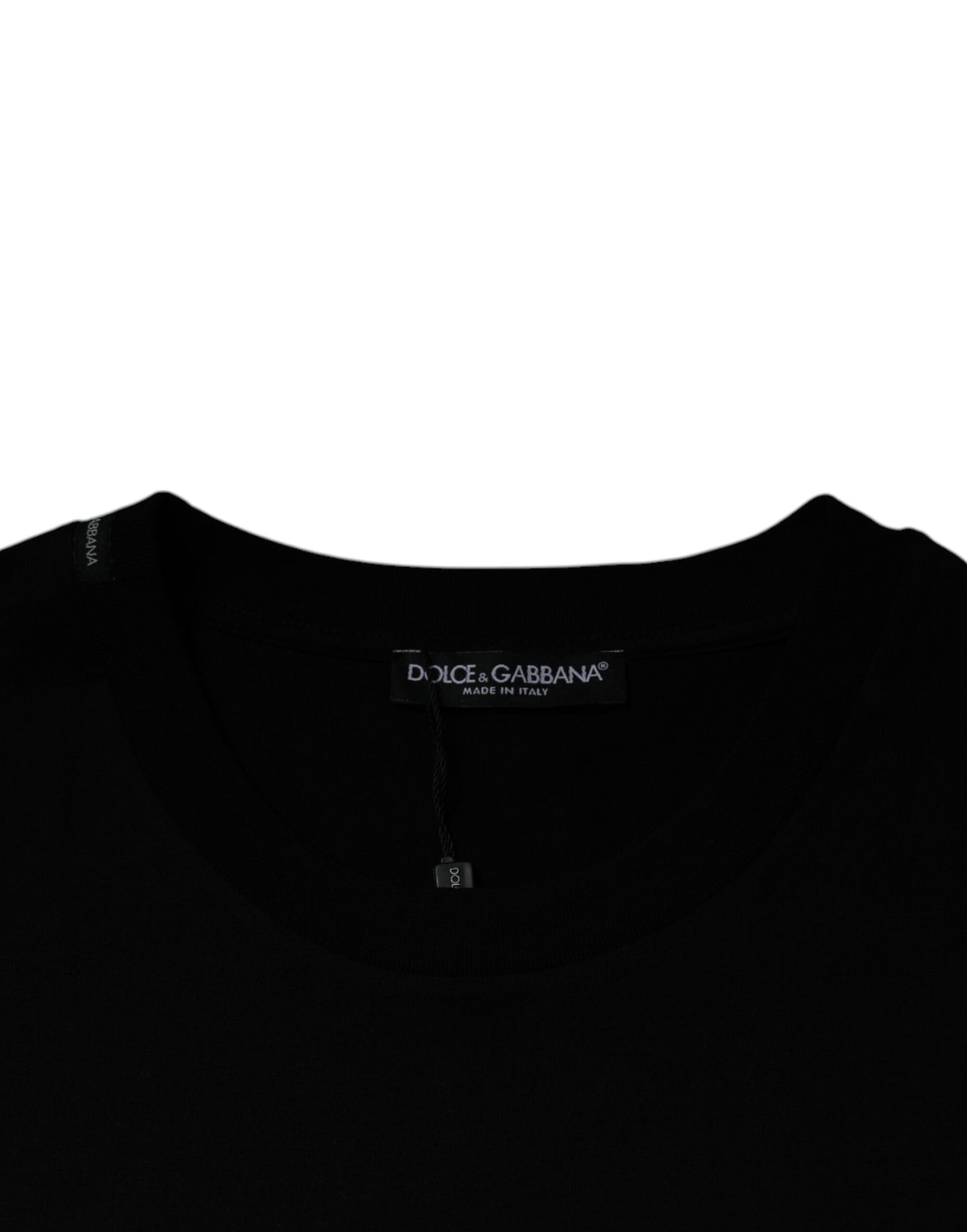 Dolce & Gabbana Black Crew Neck Short Sleeve T-shirt by Dolce & Gabbana
