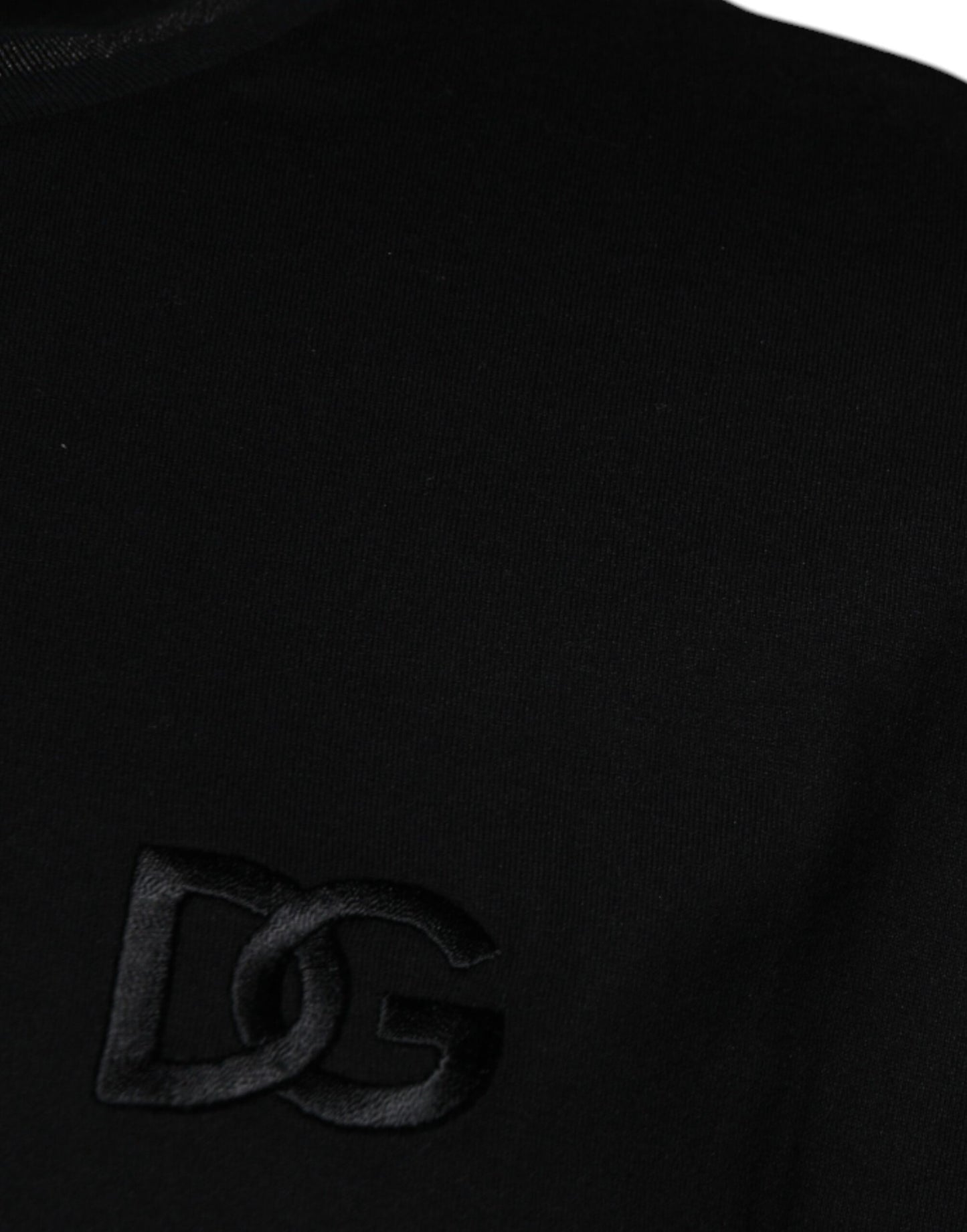 Dolce & Gabbana Black Crew Neck Short Sleeve T-shirt by Dolce & Gabbana