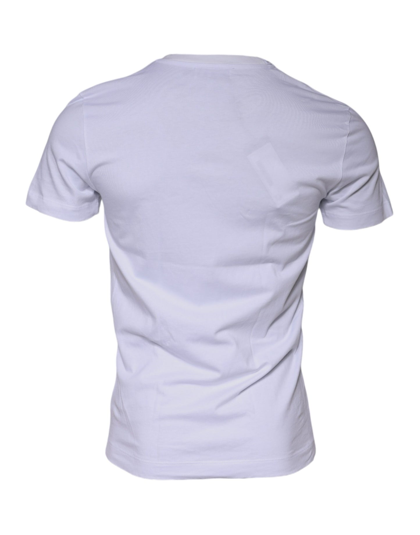 Dolce & Gabbana White DG Logo Cotton Crew Neck T-shirt by Dolce & Gabbana