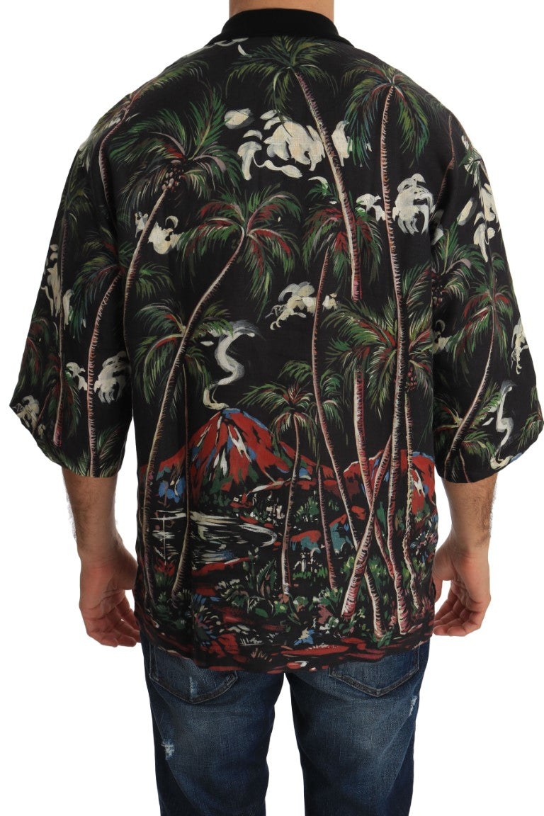 Polo Dolce & Gabbana à motif volcan sicilien