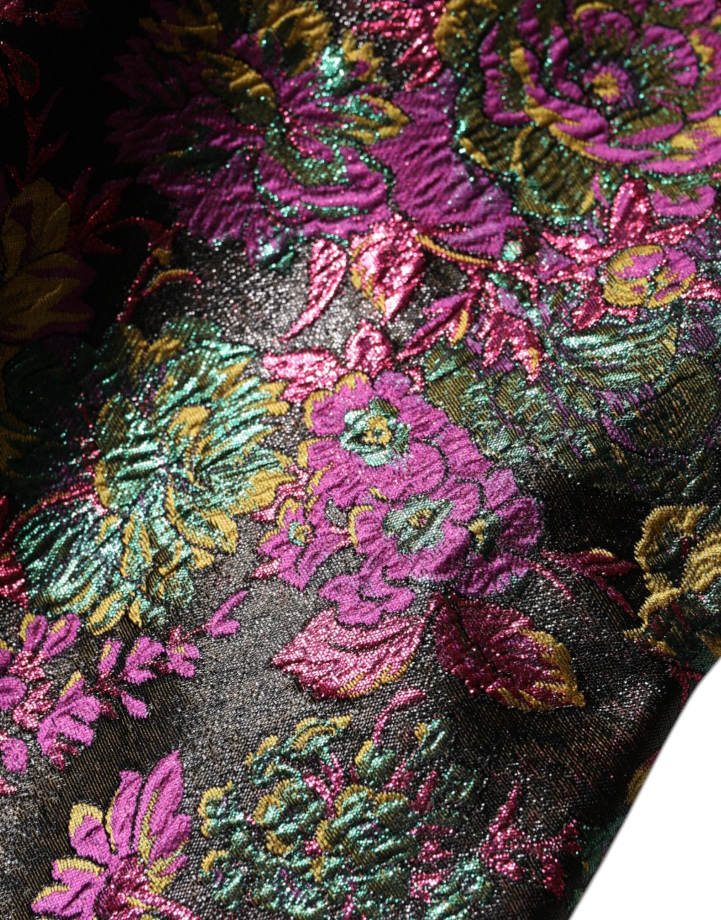 Veste courte en jacquard floral multicolore Dolce & Gabbana