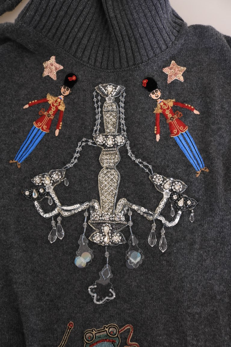 Pull col roulé Dolce & Gabbana à cristaux enchantés