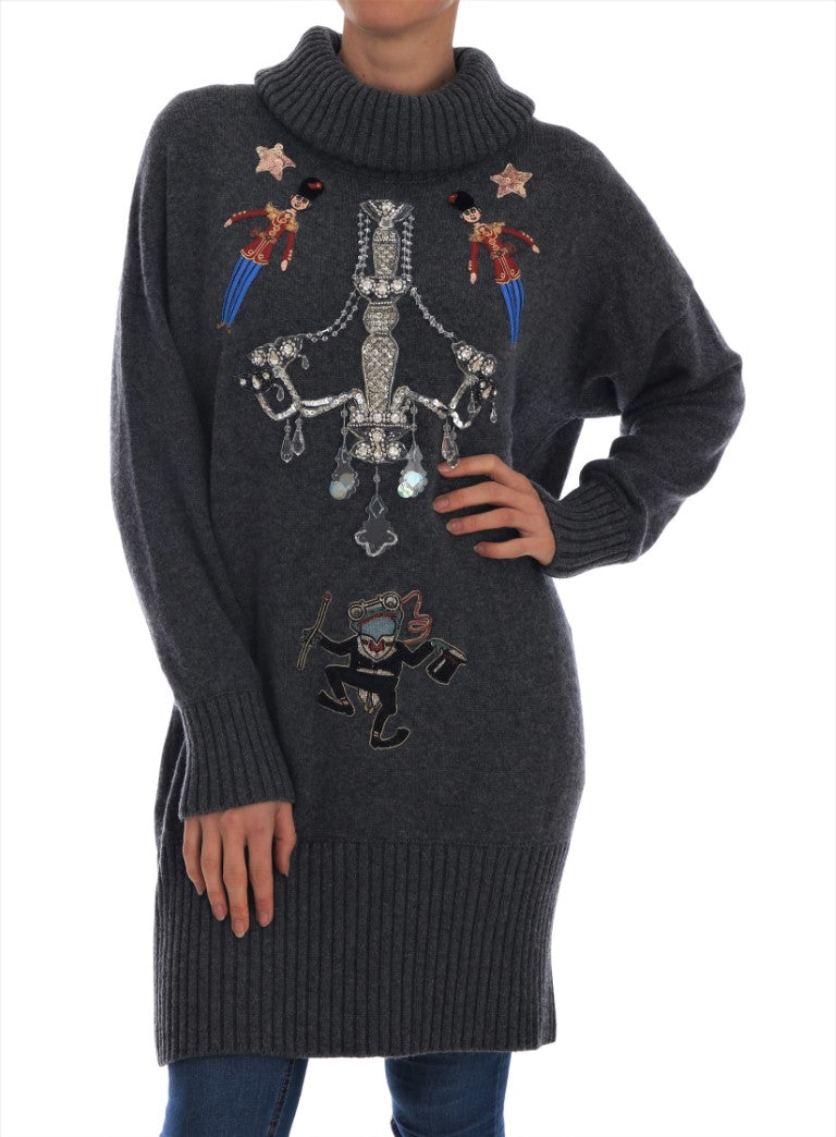 Pull col roulé Dolce & Gabbana à cristaux enchantés