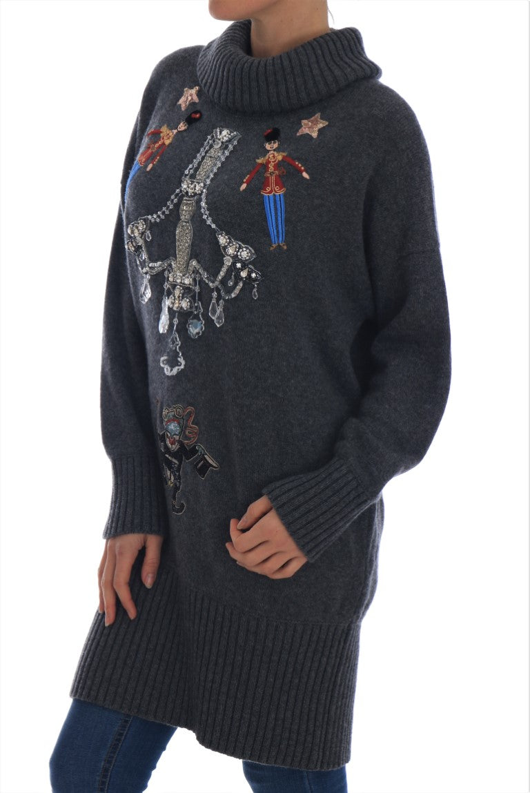 Pull col roulé Dolce & Gabbana à cristaux enchantés