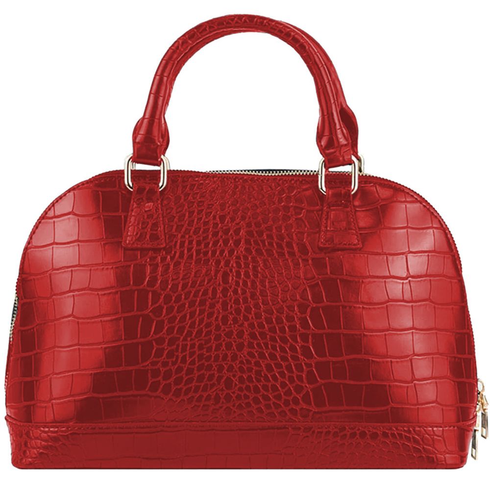 Sac à main CRISTINAEFFE en polyéthylène rouge