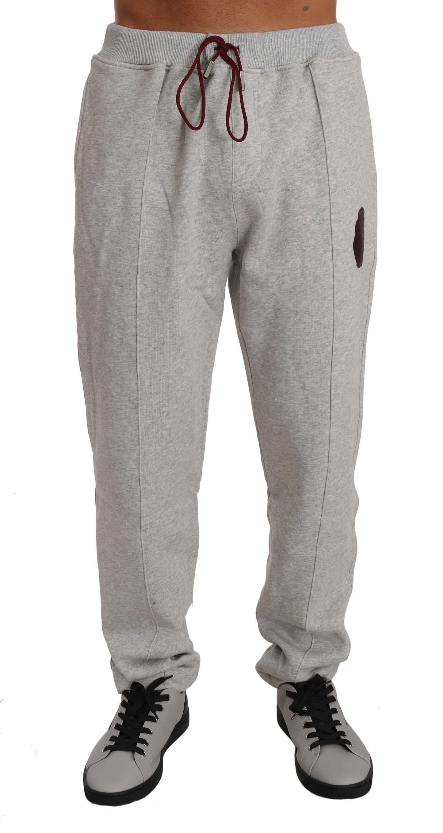 Ensemble sweat-shirt à capuche gris élégant de la couture italienne milliardaire