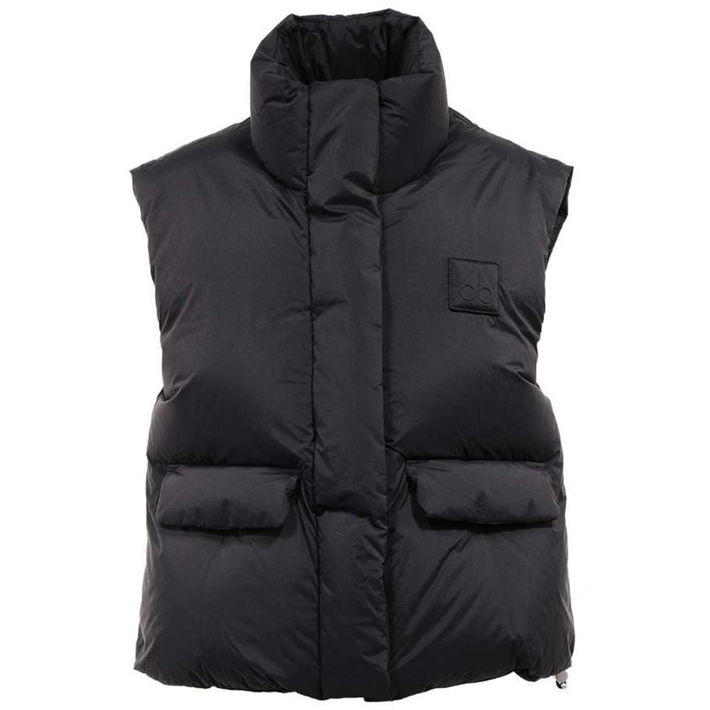 Gilet en nylon noir Moose Knuckles