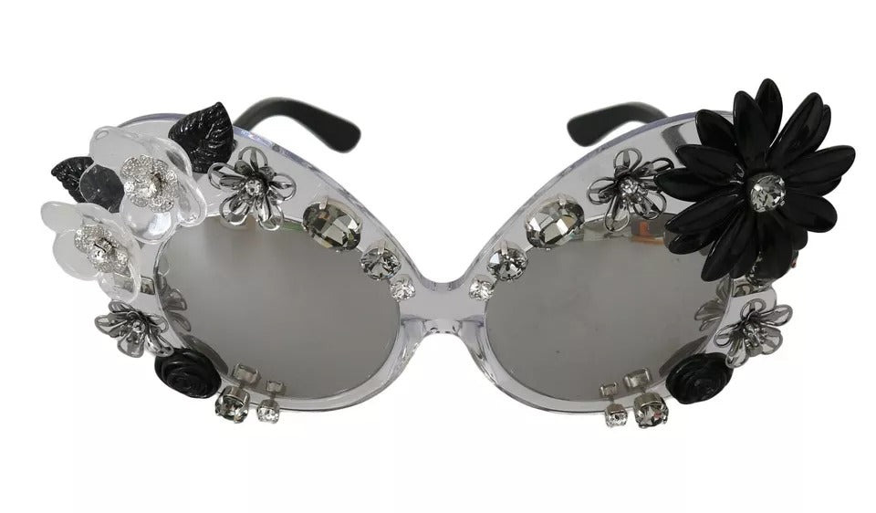 Dolce & Gabbana Transparent DG4292 Round Crystal Sunglasses by Dolce & Gabbana