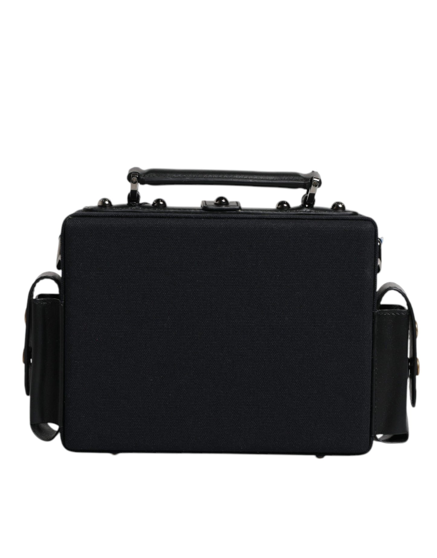 Sac à bandoulière en cuir noir Dolce & Gabbana