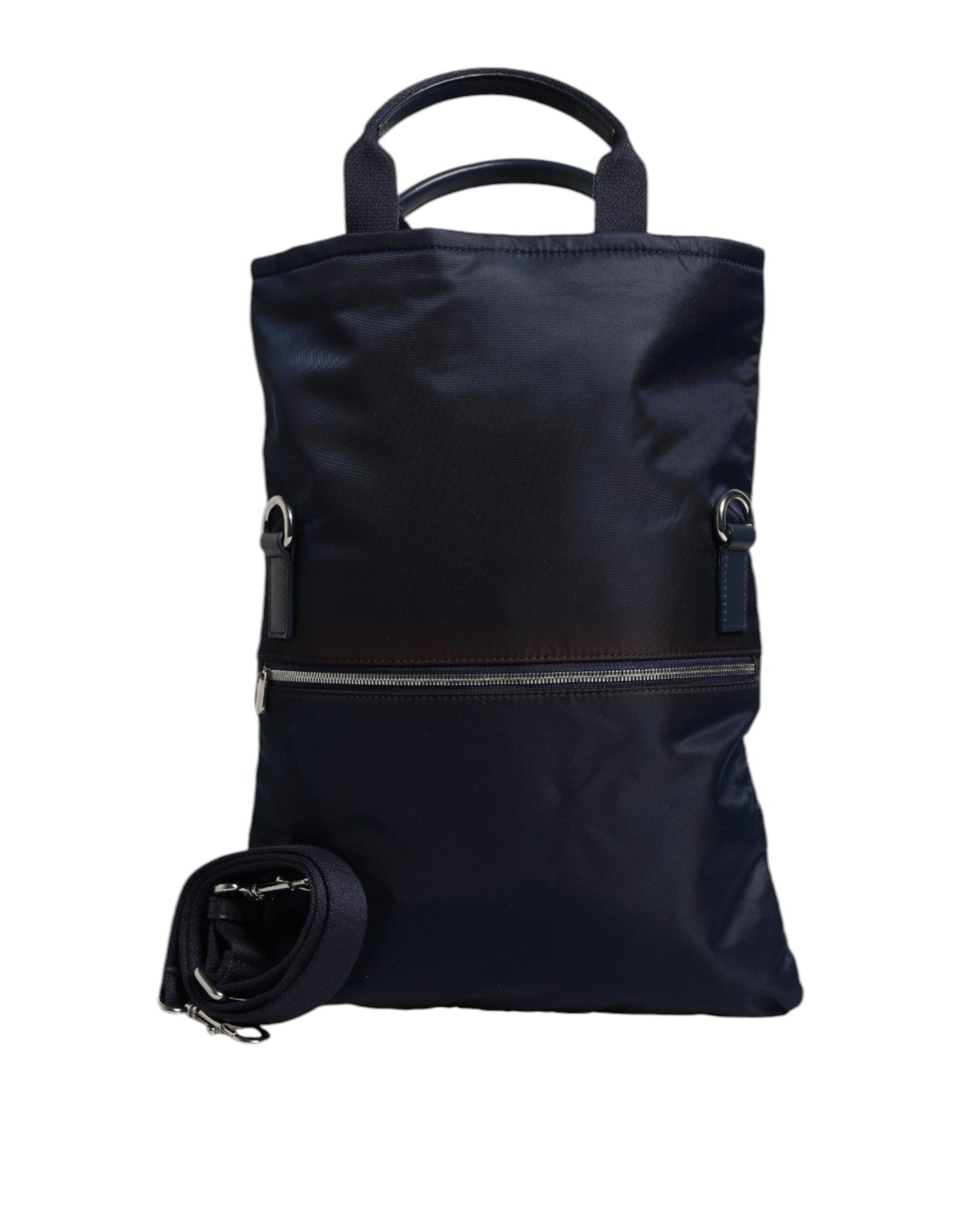 Sac à langer fourre-tout en nylon bleu foncé Dolce & Gabbana
