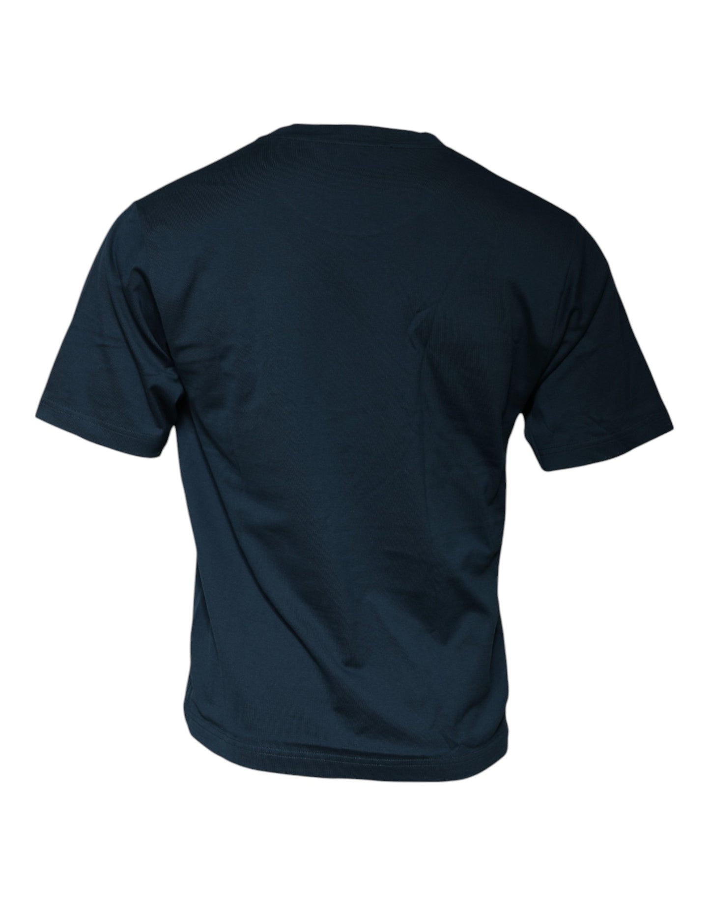 Dolce & Gabbana Blue Logo Crew Neck Short Sleeves T-shirt by Dolce & Gabbana