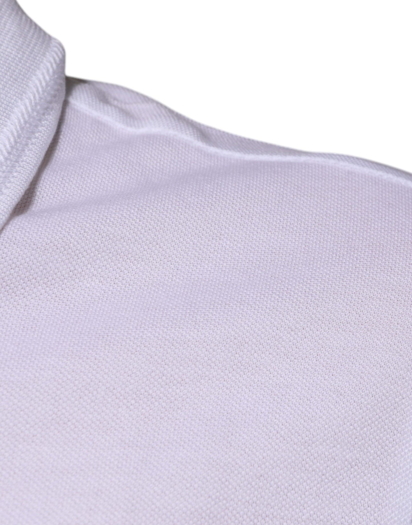 Polo Dolce & Gabbana à manches courtes et col blanc