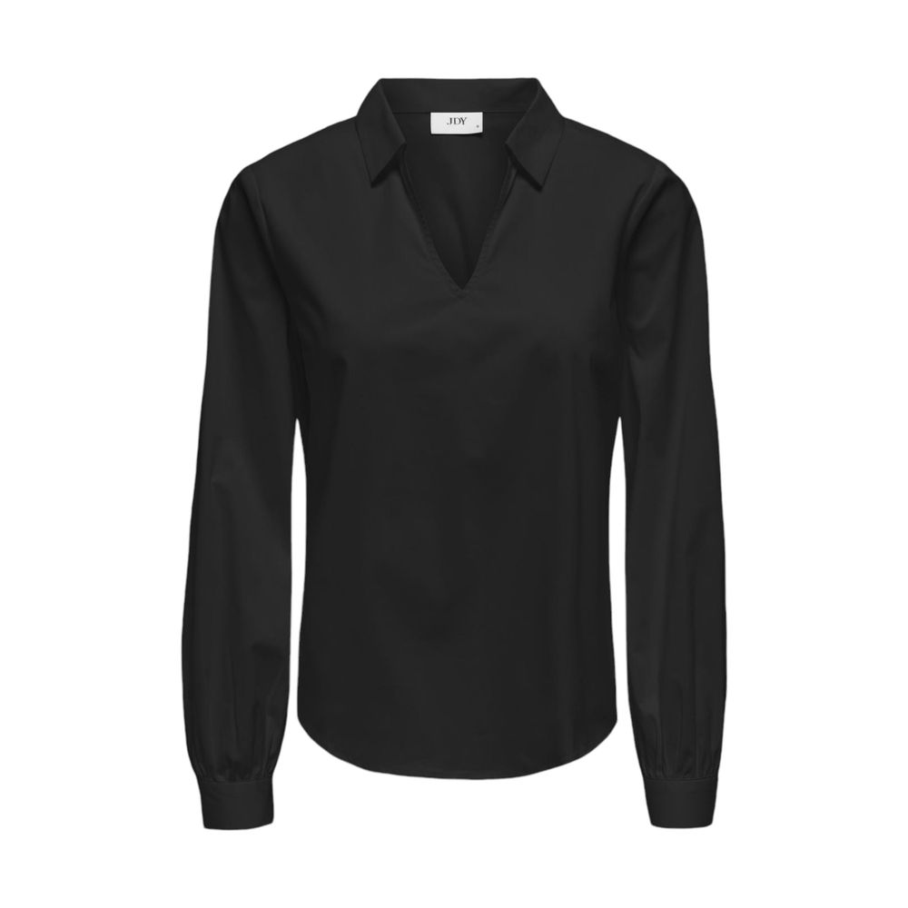 Chemise en coton noir Jacqueline De Yong
