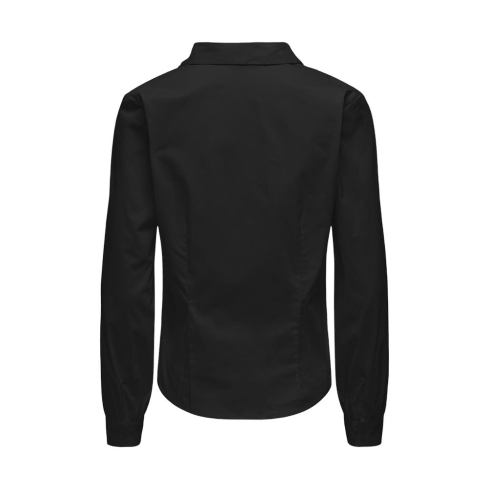 Chemise en coton noir Jacqueline De Yong