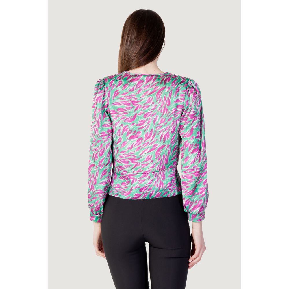 Rinascimento Green Polyester Blouse