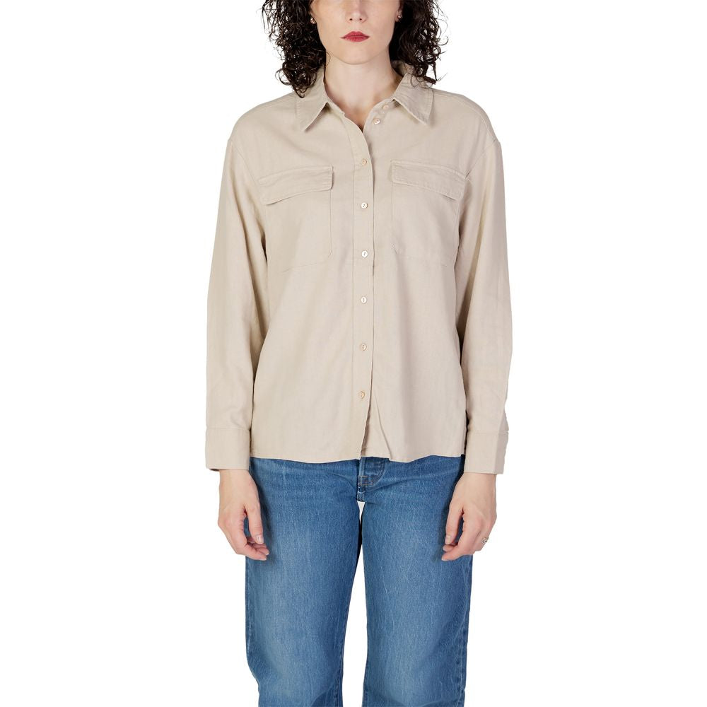 Chemise en lin beige uniquement