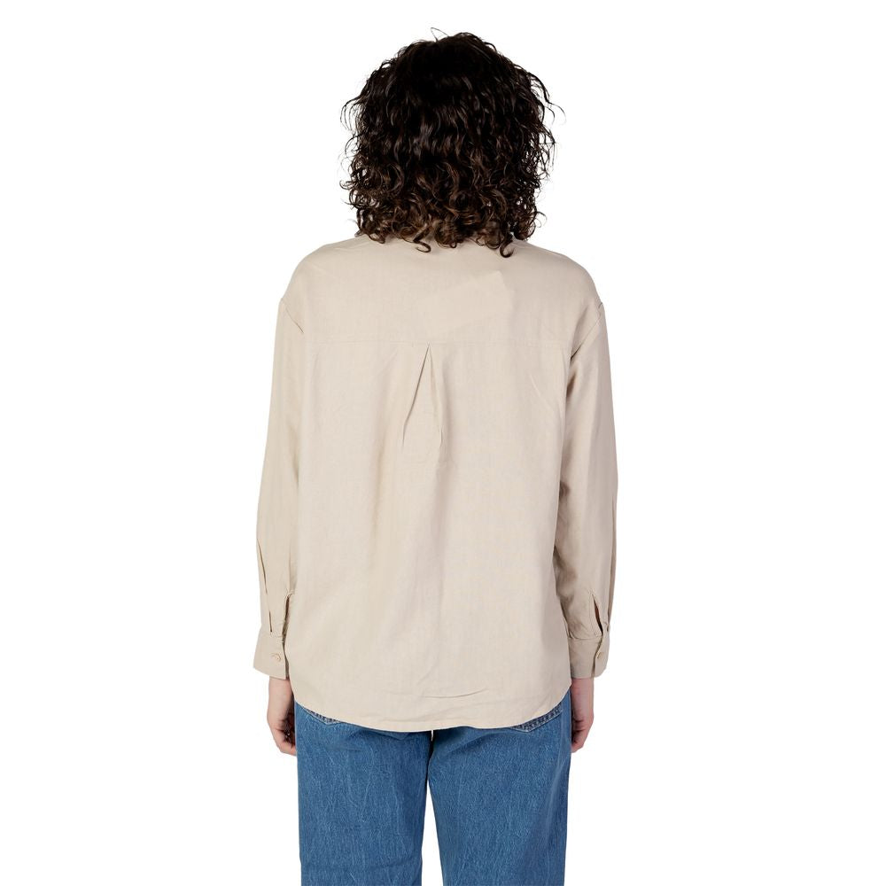 Chemise en lin beige uniquement