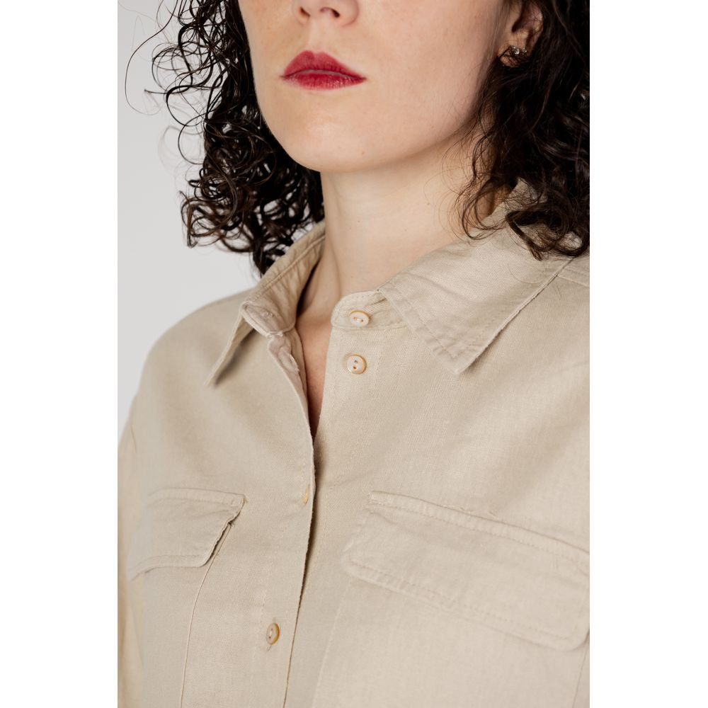 Chemise en lin beige uniquement
