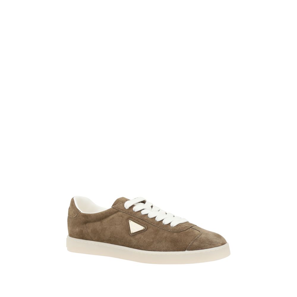 Baskets en daim Prada