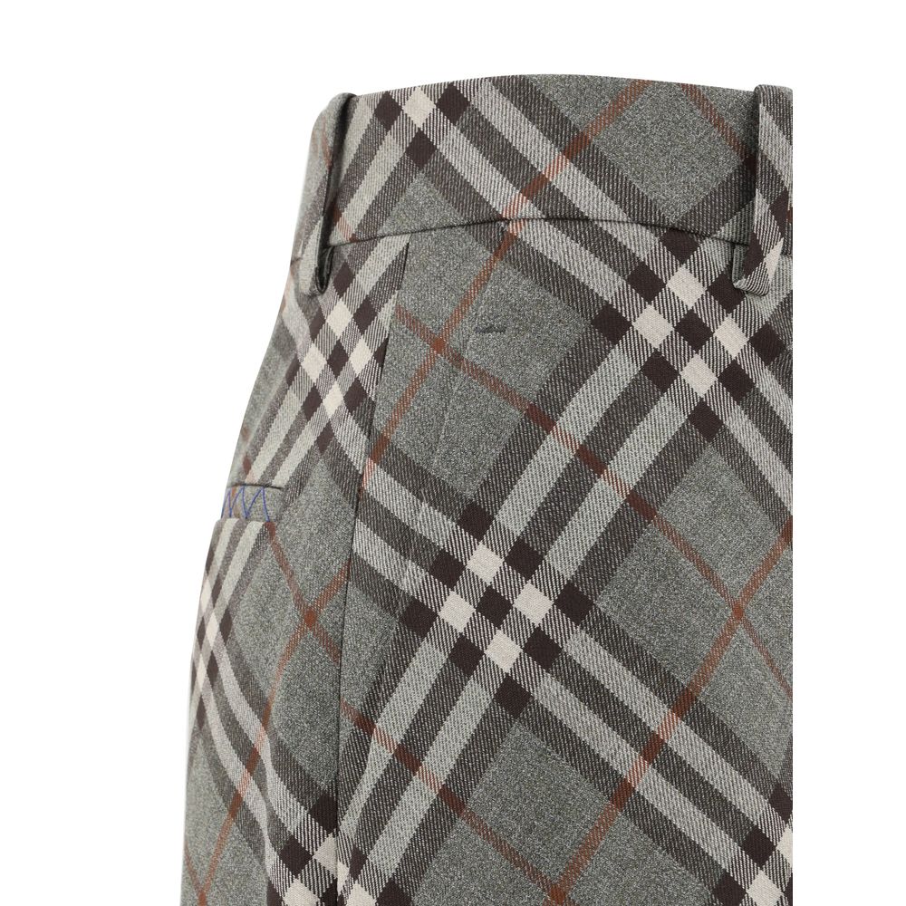 Pantalon tailleur à carreaux Burberry Archive